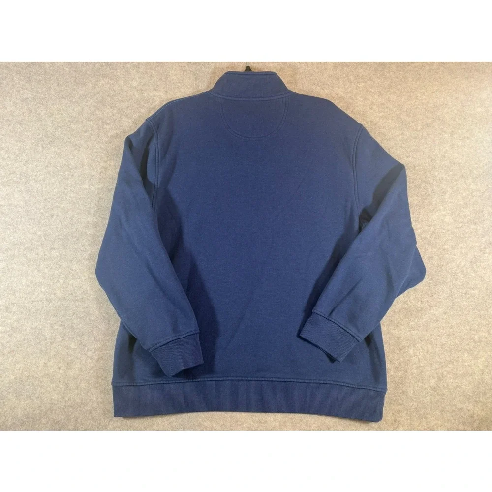 IZOD Quarter Zip Sweatshirt XL‎ Blue Advantage Performance Stretch Pullover